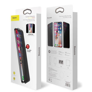 Planet Gates Baseus Privacy Protection Screen Protector For iPhone X 10 3D Full Coverage Anti Spy Tempered Glass Protective Glass For iPhoneX