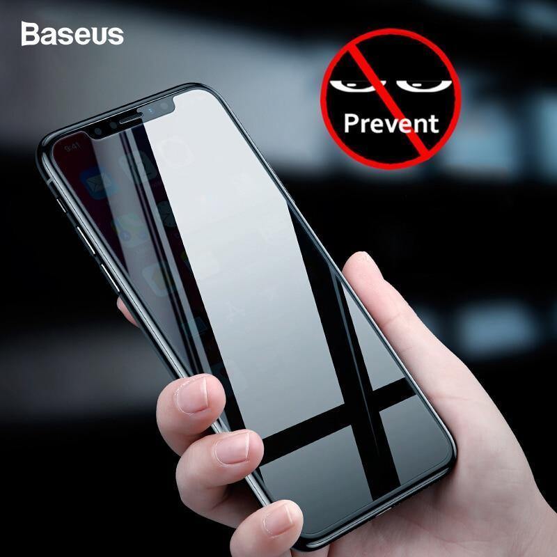Planet Gates Baseus Privacy Protection Screen Protector For iPhone Xs Max XR Anti-peeping Protective Tempered Glass Film Cover For iPhoneXs