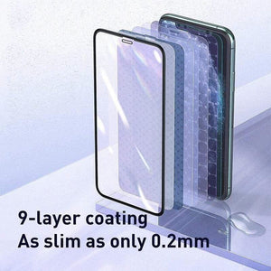 Baseus Protective Glass For iPhone 11 Pro Max Screen Protector Full Cover Composite Film For iPhone XR XS Max Tempered Glass