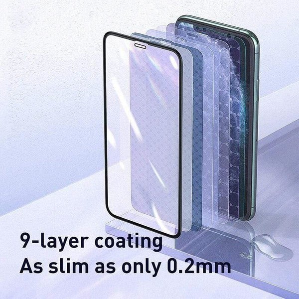 Baseus Protective Glass For iPhone 11 Pro Max Screen Protector Full Cover Composite Film For iPhone XR XS Max Tempered Glass
