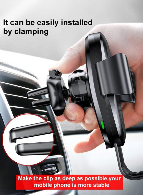 Planet Gates Baseus Qi Car Wireless Charger For iPhone 8 X XS Max XR Samsung Mobile Phone Charger 10W Fast Wireless Car Charging Mount Holder