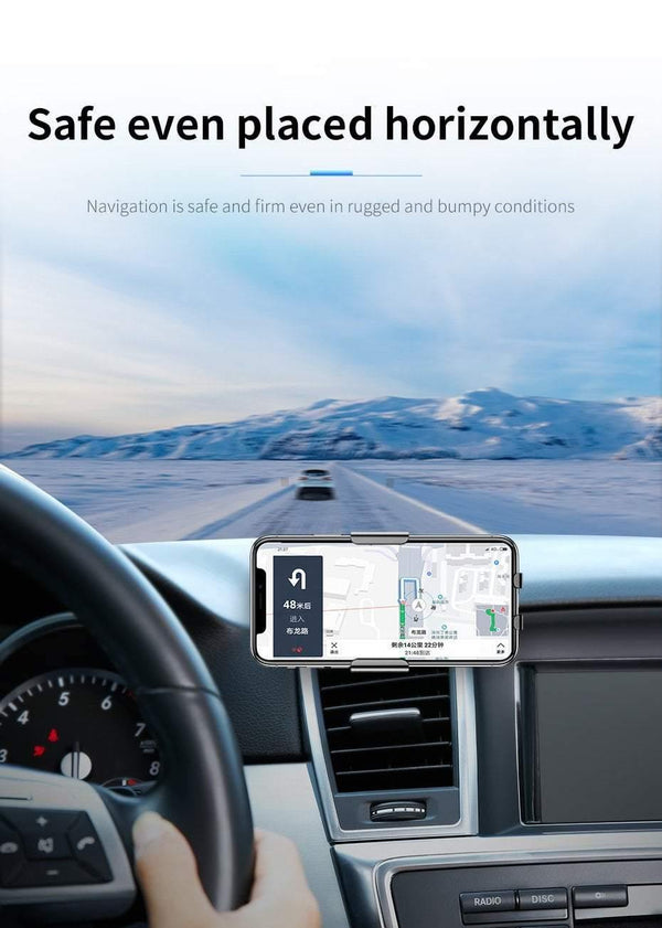 Planet Gates Baseus Qi Car Wireless Charger for iPhone Mobile Phone Charger Infrared Induction Fast Wireless Charging Car Phone Holder Stand