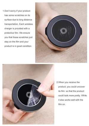 Planet Gates Baseus Qi Car Wireless Charger Magnetic Phone Holder For iPhone XS Samsung Wireless Charging Car Mount Mobile Phone Holder Stand