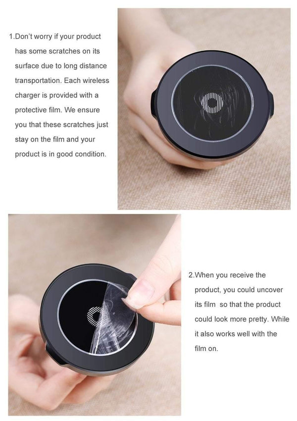Planet Gates Baseus Qi Car Wireless Charger Magnetic Phone Holder For iPhone XS Samsung Wireless Charging Car Mount Mobile Phone Holder Stand