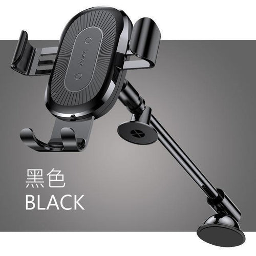 Planet Gates Baseus Qi Wireless Charger Car Phone Holder for iPhone XS Mount Holder Fast Wireless Charging for Car Mobile Phone Holder Stand
