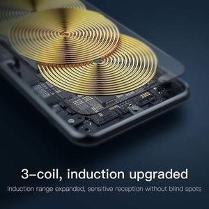 Baseus Qi Wireless Charger For iPhone Xs Max XR Samsung S9 Note 10 Xiaomi Desktop Wireless Charger Wireless Charging Pad Station