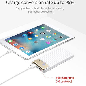 Planet Gates Baseus Quick Charge 3.0 10000mAh Power Bank LCD 10000 mAh Powerbank External Battery Charger For Mobile Phone Pover Poverbank