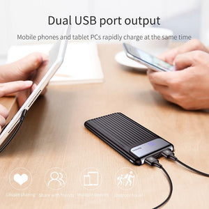 Planet Gates Baseus Quick Charge 3.0 10000mAh Power Bank LCD 10000 mAh Powerbank External Battery Charger For Mobile Phone Pover Poverbank