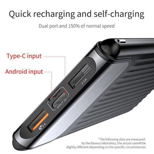 Planet Gates Baseus Quick Charge 3.0 10000mAh Power Bank LCD 10000 mAh Powerbank External Battery Charger For Mobile Phone Pover Poverbank