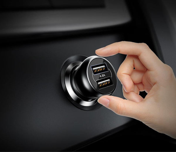 Planet Gates Baseus Quick Charge 3.0 USB Car Charger QC QC3.0 Turbo Fast Charging Dual Car USB Charger For iPhone Xs X Xiaomi Mi Mobile Phone
