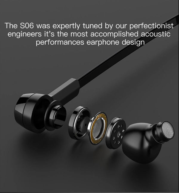 Planet Gates Baseus S06 Neckband Bluetooth Earphone Wireless headphone For Xiaomi iPhone earbuds stereo auriculares fone de ouvido with MIC