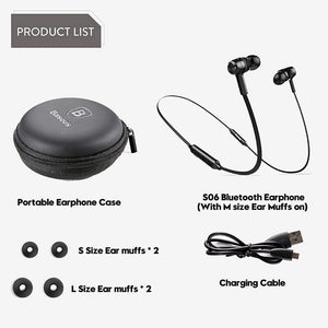Planet Gates Baseus S06 Neckband Bluetooth Earphone Wireless headphone For Xiaomi iPhone earbuds stereo auriculares fone de ouvido with MIC
