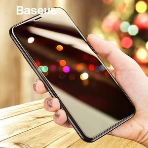 Planet Gates Baseus Screen Protector For iPhone X 0.3mm Ultra Thin 9H 3D Full Coverage Protective Glass For iPhone X Tempered Glass Cover