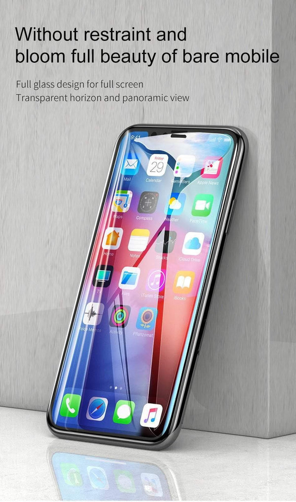 Planet Gates Baseus Screen Protector Tempered Glass For iPhone XS Max Xr Xsmax 0.3mm Full Cover Toughened Protective Glass For iPhoneXs Max