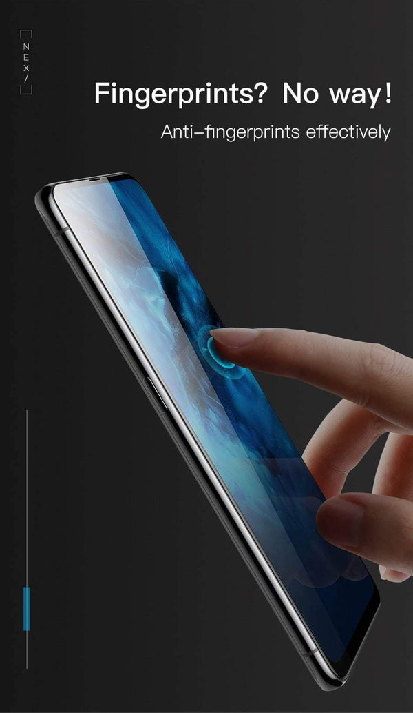 Planet Gates Baseus Screen Protector Tempered Glass For Vivo Nex Curved Edge HD Full Cover 0.3mm Protective Glass Toughened Film For Vivo Nex
