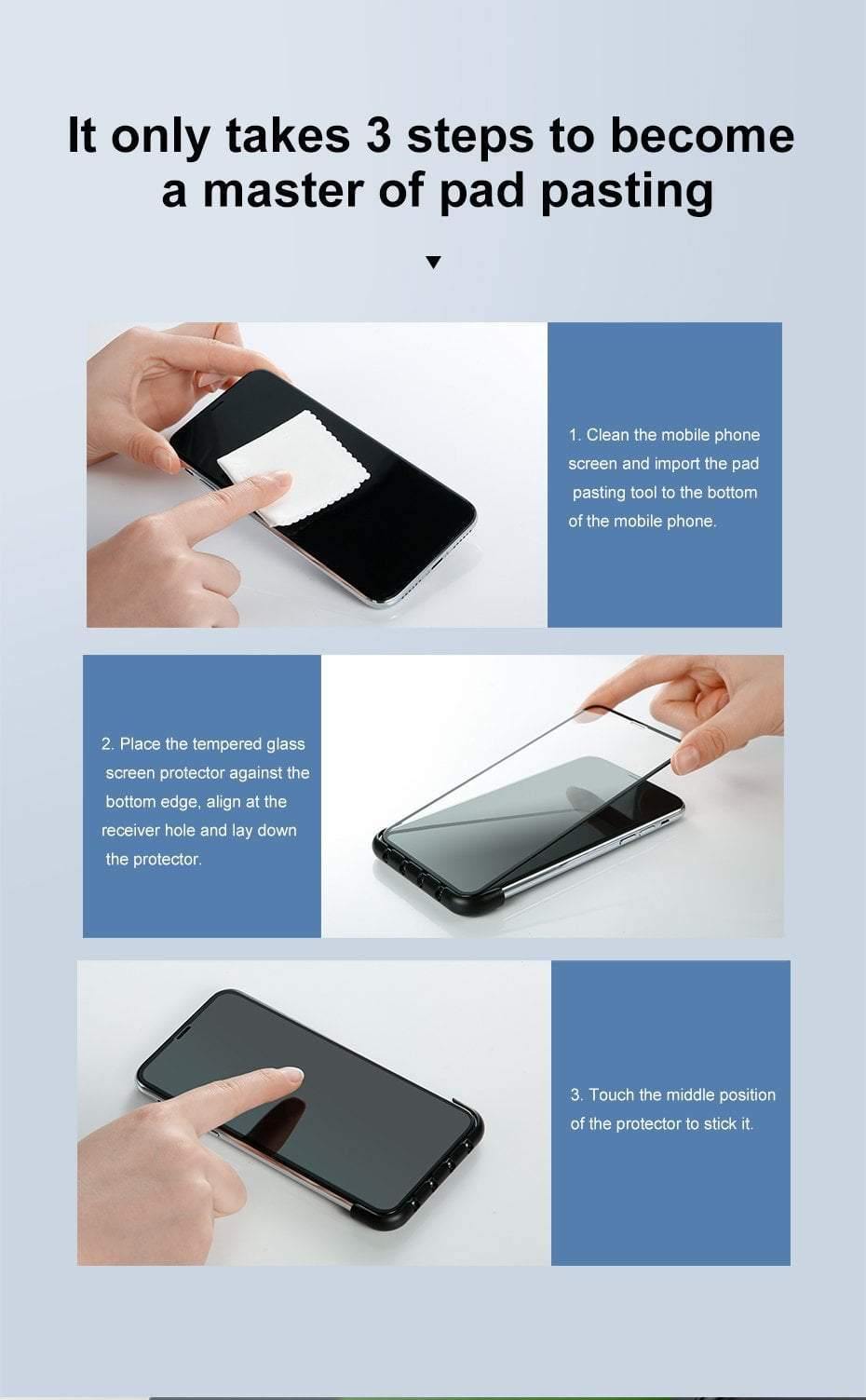 Planet Gates Black For iP X XS Baseus Screen Protector Tempered Glass Tool Set For iPhone XS Max XR X Film Pasting Installation With Cable Winder Organizer