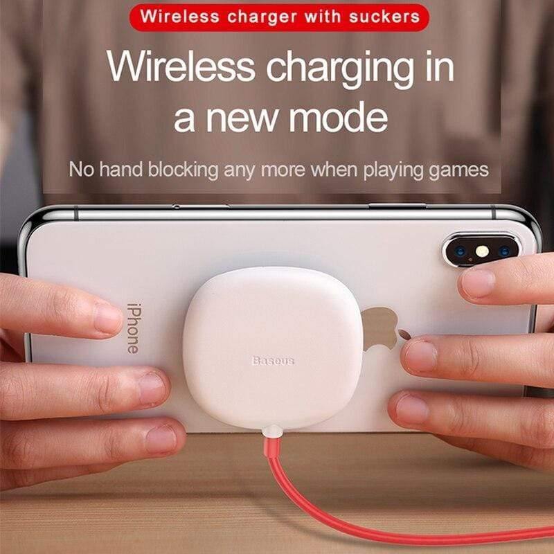 Baseus Spider Suction Cup Wireless Charger For iPhone XR XS Max Portable Fast Wireless charging Pad For Samsung Note 10 9 S9+ S8