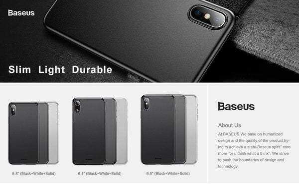 Planet Gates Baseus Super Super Thin Wing Case For iPhone Xs Xs Max XR 2018 Cases Hard PP Back Phone Accessories For iPhone Xs Xs Max Cover