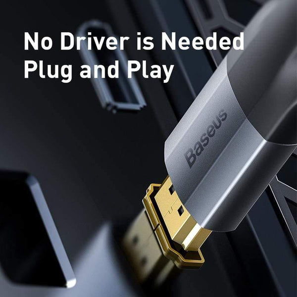 Baseus Thunderbolt to HDMI Cable Mini DisplayPort DP Port to HDMI 4K 60HZ Adapter Cable For Macbook Air Dell Laptop