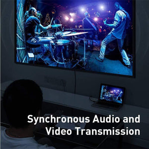 Baseus Thunderbolt to HDMI Cable Mini DisplayPort DP Port to HDMI 4K 60HZ Adapter Cable For Macbook Air Dell Laptop