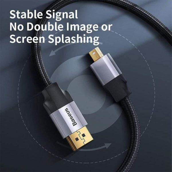 Baseus Thunderbolt to HDMI Cable Mini DisplayPort DP Port to HDMI 4K 60HZ Adapter Cable For Macbook Air Dell Laptop