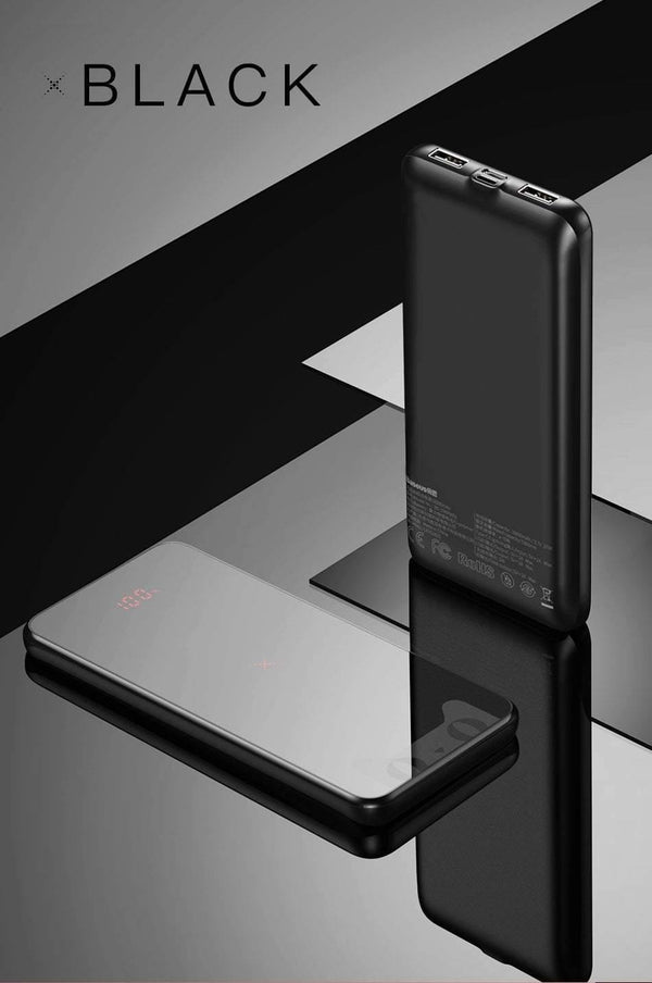 Planet Gates Baseus Tmall Cat Logo 10000mah Qi Wireless Charger Power Bank For iPhone Xiaomi mi Poverbank External Battery Wireless Powerbank