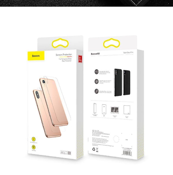 Planet Gates Baseus Transparent Back Screen Protector For iPhone Xs Max Xsmax Tempered Glass Protective Film Toughened Glass For iPhoneXs Max