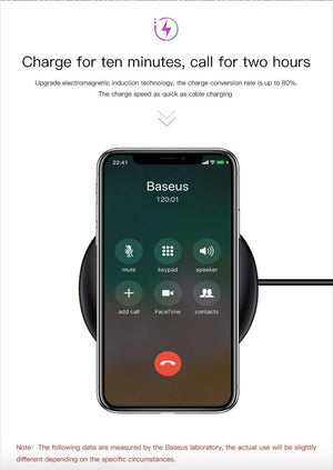 Planet Gates Baseus UFO Wireless Charger For iPhone X 8 Samsung Note8 S9 S8 Mobile Phone 10W Qi Wireless Charging Charger Fast Charging Pad