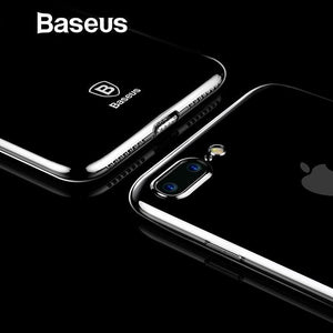 Planet Gates Baseus Ultra Thin Case For iPhone 7 Fashion Soft Silicone Case For iPhone 7 7 Plus Cover Protective Shell Clear Back Phone Cases