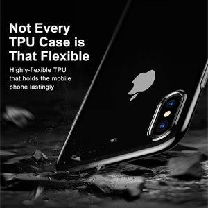 Planet Gates Baseus Ultra Thin TPU Case For iPhone X Dirt-resistant Case Transparent Soft Silicone High Transparency Case For iPhone X Cover