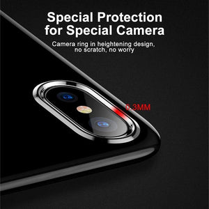 Planet Gates Baseus Ultra Thin TPU Case For iPhone X Dirt-resistant Case Transparent Soft Silicone High Transparency Case For iPhone X Cover