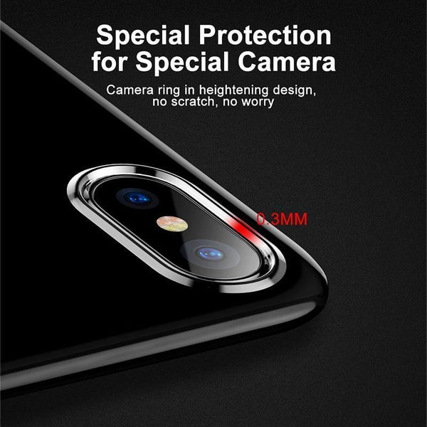 Planet Gates Baseus Ultra Thin TPU Case For iPhone X Dirt-resistant Case Transparent Soft Silicone High Transparency Case For iPhone X Cover