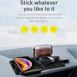 Baseus Universal Car Phone Holder for Cell Mobile Phone Wall Desk Sticker Multi-Function Nano Rubber Pad Car Mount Holder Stand