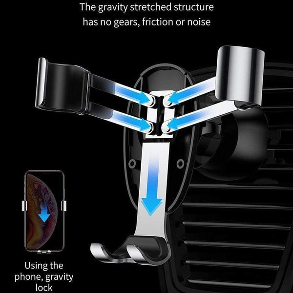 Baseus Universal Gravity Car Holder Air Vent Mount Car Phone Holder for iPhone 11 Pro Max Samsung Mini Mobile Phone Holder Stand