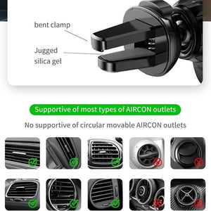 Baseus Universal Gravity Car Holder Air Vent Mount Car Phone Holder for iPhone 11 Pro Max Samsung Mini Mobile Phone Holder Stand