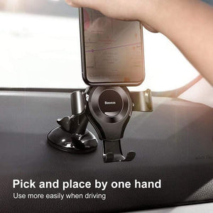 Baseus Universal Gravity Car Phone Holder Sucker Suction Cup Windshield Car Holder For iPhone 11 XS Samsung Phone Holder Stand