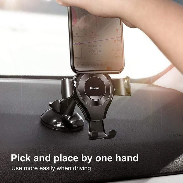 Baseus Universal Gravity Car Phone Holder Sucker Suction Cup Windshield Car Holder For iPhone 11 XS Samsung Phone Holder Stand