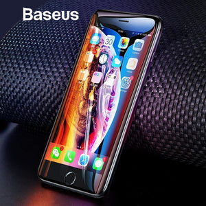 Planet Gates Baseus Universal Protective Glass For iPhone 7 8 6 6s Screen Protector 3D Full Coverage Tempered Glass For iPhone 6 7 8 Plus