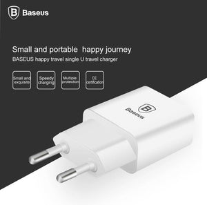 Planet Gates Baseus Universal USB Charger EU Plug Travel Wall Charger Adapter Smart Mobile Phone Charger For iPhone Samsung Xiaomi Tablet