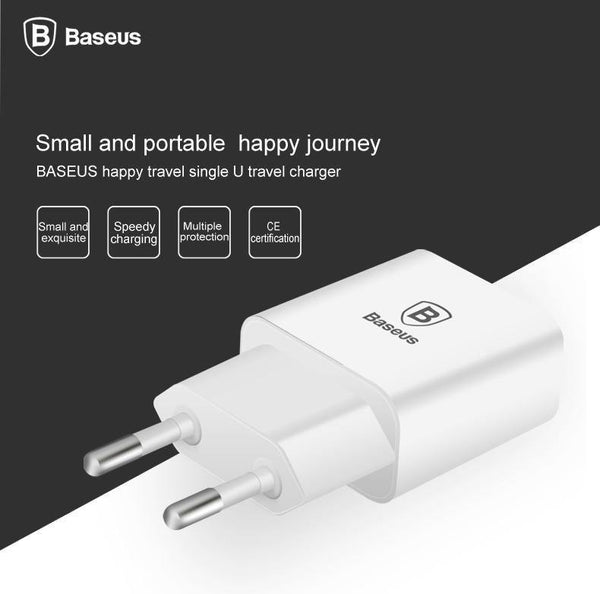 Planet Gates Baseus Universal USB Charger EU Plug Travel Wall Charger Adapter Smart Mobile Phone Charger For iPhone Samsung Xiaomi Tablet