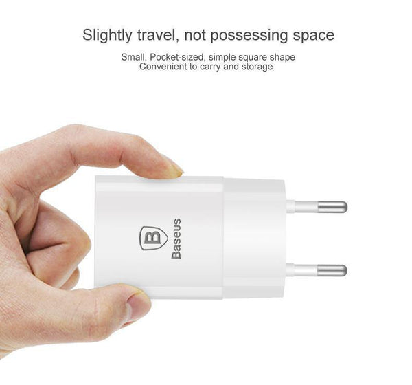 Planet Gates Baseus Universal USB Charger EU Plug Travel Wall Charger Adapter Smart Mobile Phone Charger For iPhone Samsung Xiaomi Tablet