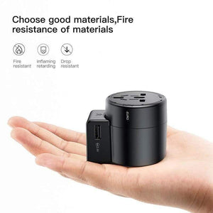 Baseus Universal USB Charger Portable USB AC Powered Adapter Travel Wall Charger (Universal)