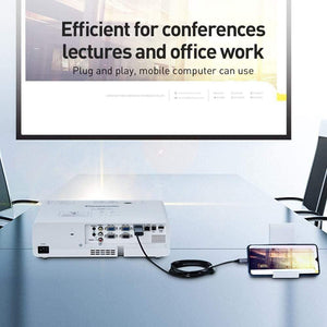 Baseus USB C HDMI Cable Type C to HDMI 4K 60Hz HDMI Adapter Thunderbolt 3 to HDMI Cable HDMI 2.0 for Samsung S20 S10 Huawei P40 (GRAY 1.8m)