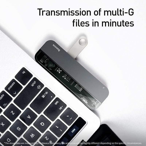 Baseus USB C HUB to Multi HDMI USB 3.0 USB HUB for MacBook Adapter Accessories Pro Thunderbolt 3 SD Card Reader Type-C USB HUB