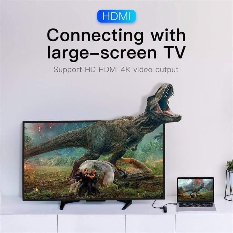 Baseus USB C HUB USB to Multi HDMI USB 3.0 RJ45 Carder Reader OTG Adapter USB Splitter for MacBook Pro Air USB Dock Type C HUB