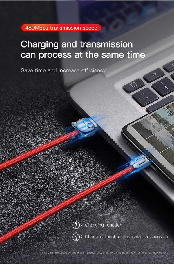 Planet Gates Baseus USB Cable For iPhone Xs Max X Xr 3 in 1 Micro USB Cable Fast Charging Charger USB Type C Type-c Cable Mobile Phone Cables