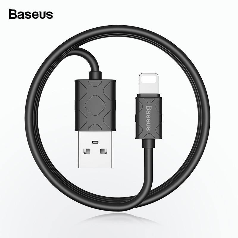 Planet Gates Baseus USB Cable For iPhone Xs Max Xr X 8 7 6 6S 5 5S SE iPad mini Charging Charger Wire Cord Adapter Data Mobile Phone Cables