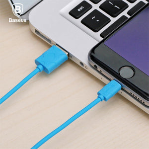 Planet Gates Baseus USB Cable For iPhone Xs Max Xr X 8 7 6 6S 5 5S SE iPad mini Charging Charger Wire Cord Adapter Data Mobile Phone Cables
