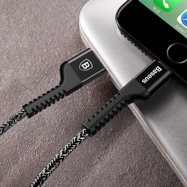 Planet Gates Baseus USB Cable For iPhone XS Max XR X 8 7 6 6s Plus Fast Charging Charger Data Cord For iPhone 5 5s se iPad Mobile Phone Cable