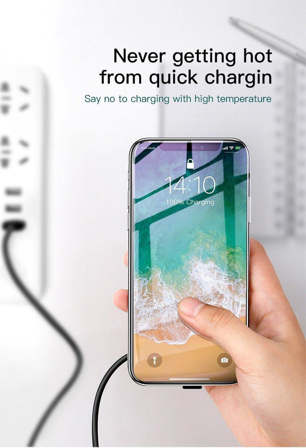 Planet Gates Baseus USB Charger Cable for iPhone 6 6s 7 8 X Mobile Game Cable 8Pin Fast Charging Cable for iPhone 5S 5 Mobile Phone Cables